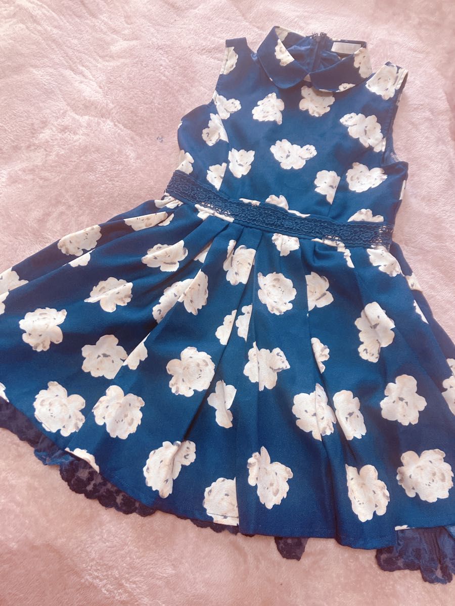 Liz Lisa cute navy flower one piece beautiful goods