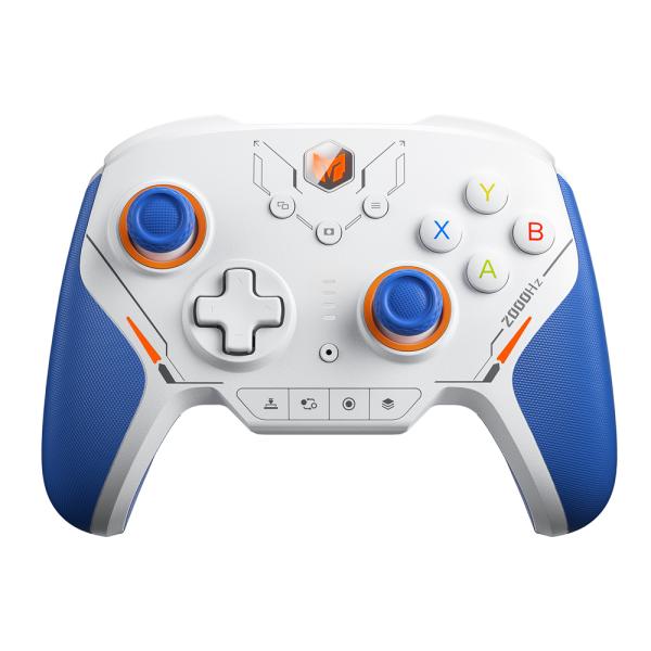 BIGBIG WON 大大旺 BLITZ2 无线有线游戏手柄(适用于Switch、iPhone、Android、Windows PC,支持蓝牙与2.4GHz,配备USB Type-A接口及陀螺仪)蓝色