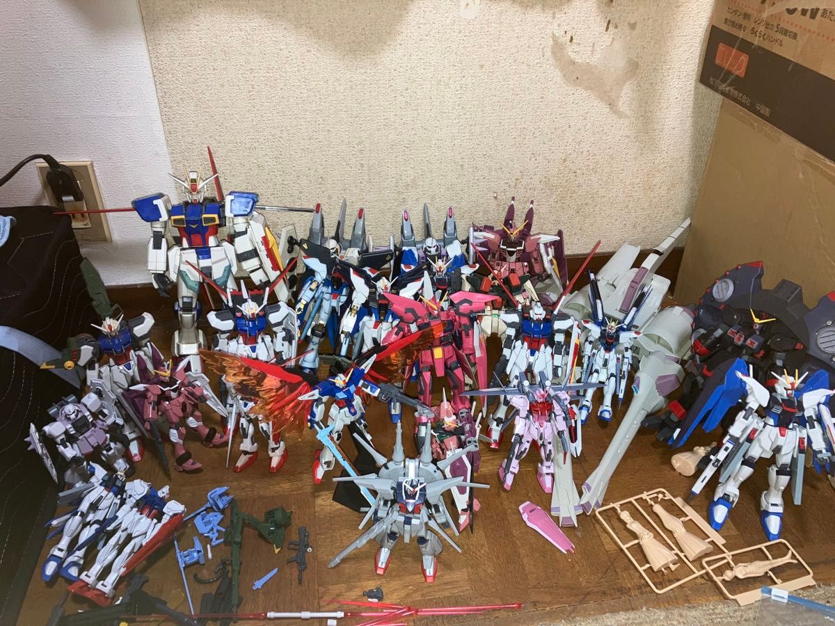 HG MG 高达SEED 模型套件 废品套装 整批出售 大量 1/144 1/100 1/60 旧款套件 零部件拆卸