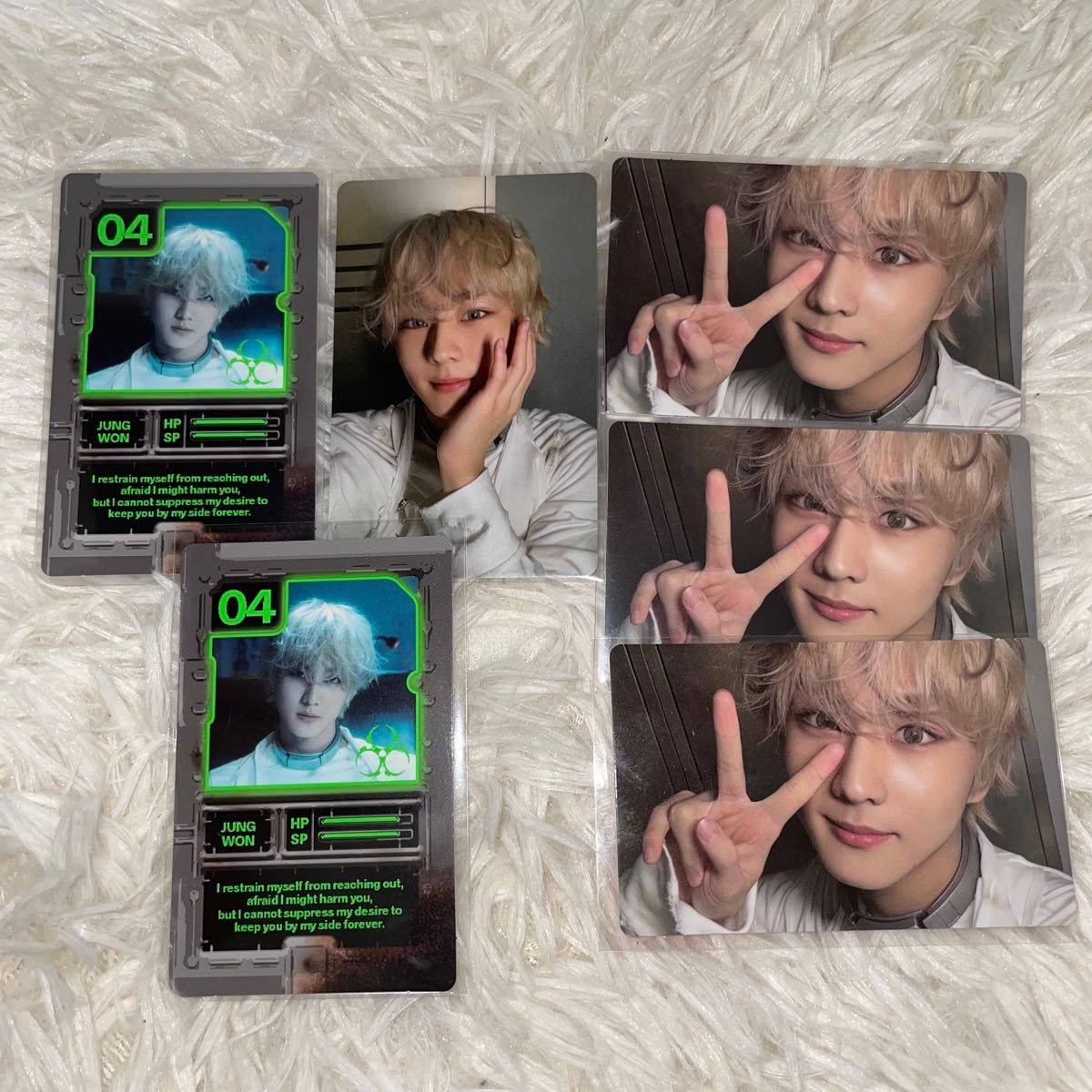 ENHYPEN trading card, Rakidro, HMV, DESIRE:UNLEASH — Nichkhun, Hishun, Sunghoon, Jay, Jake set