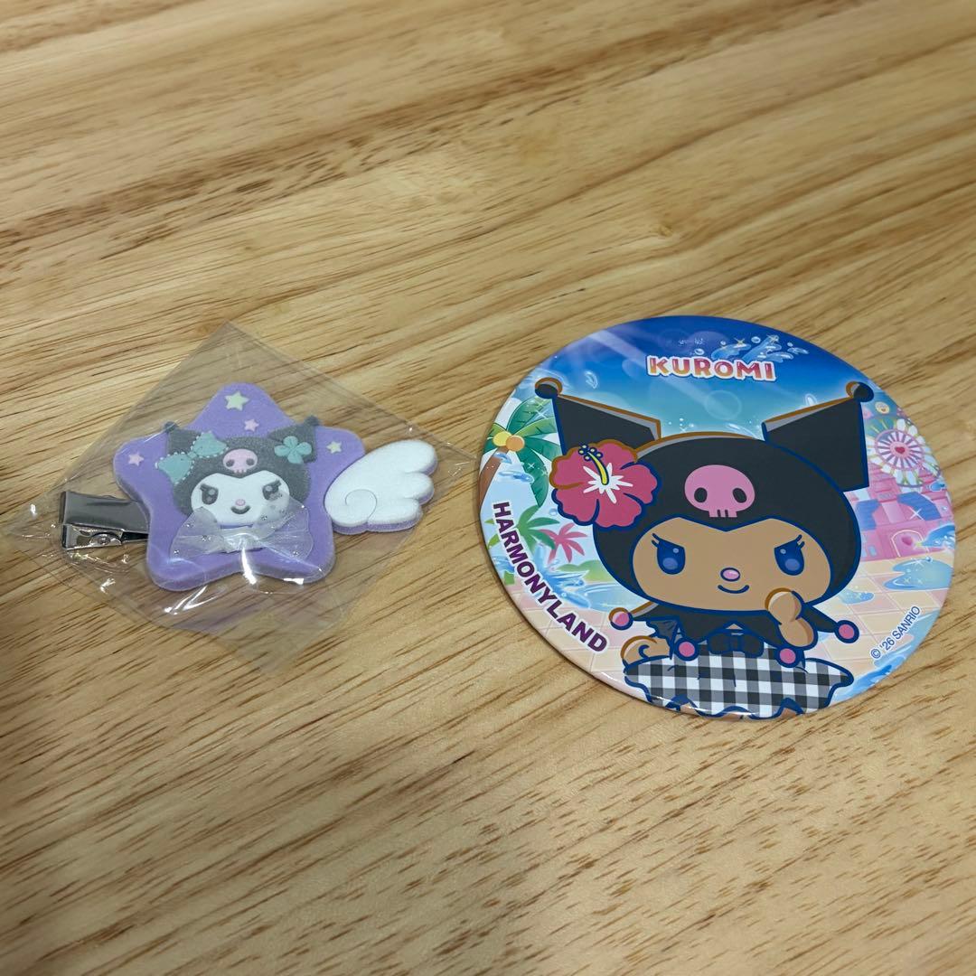 [Discount Available] Sanrio Korilakkuma Harmony Land Can Badge Hair Clip Set