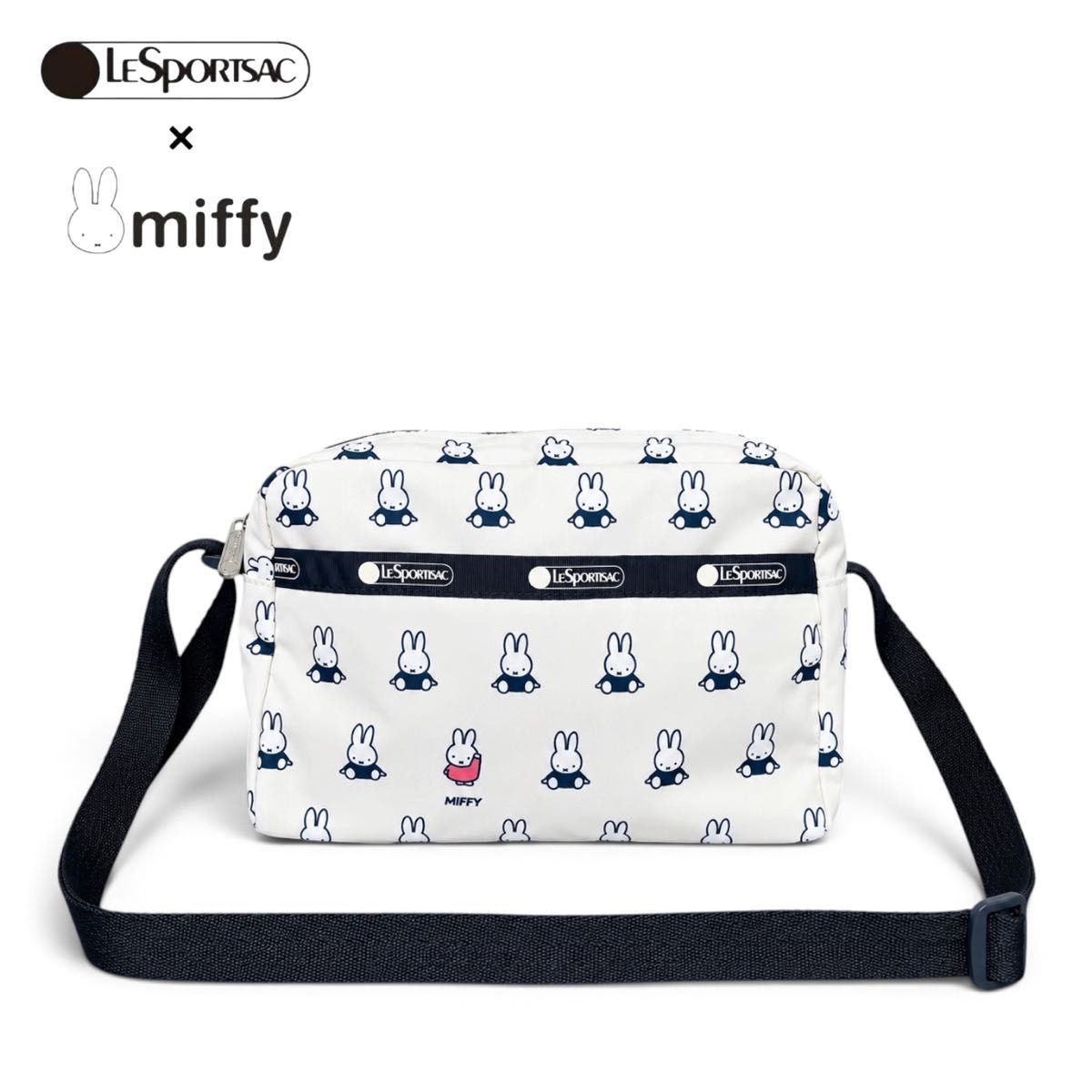 ★新品タグ付★LeSportsac × Miffy レスポートサック ミッフィー ショルダーバッグ グリッドチェック 2434
