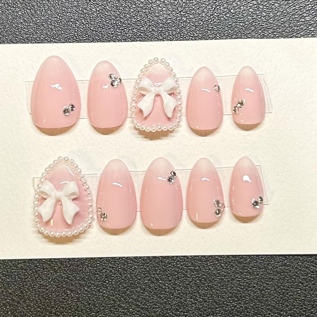 JURIA Style French Ribbon Gel Nail Tip