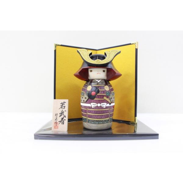 卯三郎作 こけし 若武者 No-10-1