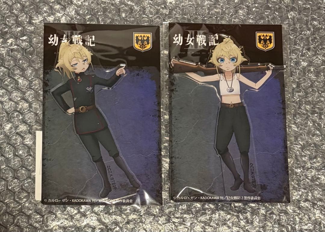 Young Girl War Saga Tanya Degurechaff Acrylic Stand 2-Type Set