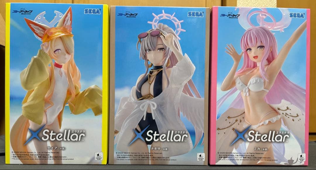 ブルーアーカイブ ブルアカ XStellar フィギュア 3個