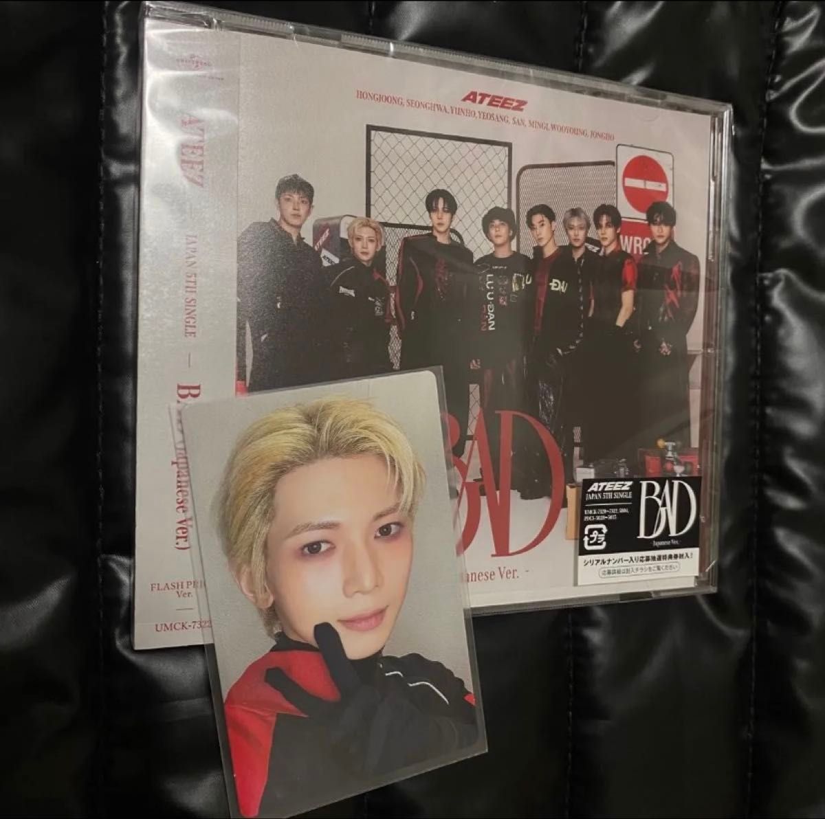ATEEZ JAPAN 第5张单曲 BAD 初回闪购价版 CD 附小卡 与尚