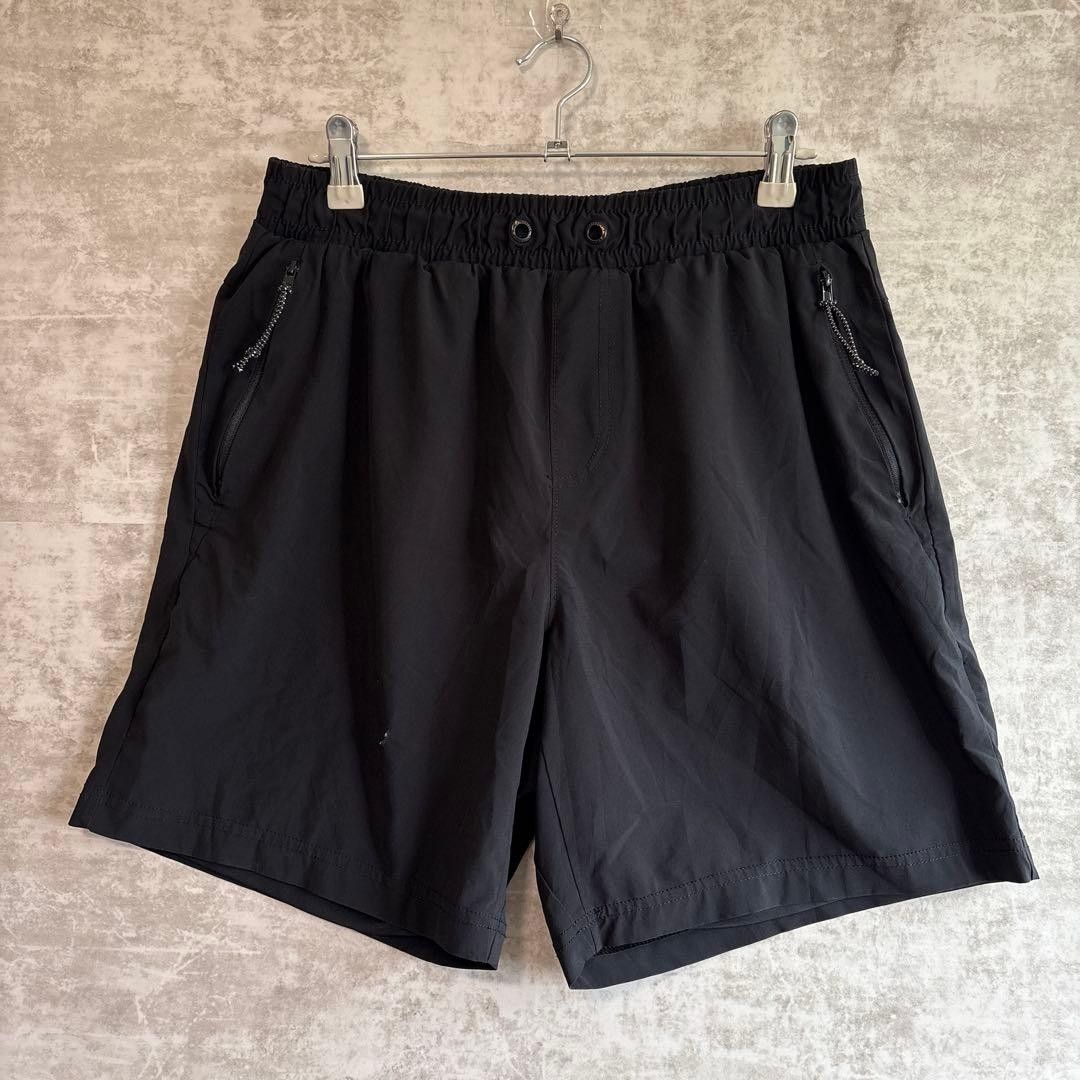 【夏季促销中】 Aeroposte 纯色短裤 M码 黑色 跑步 运动 休闲 黑色