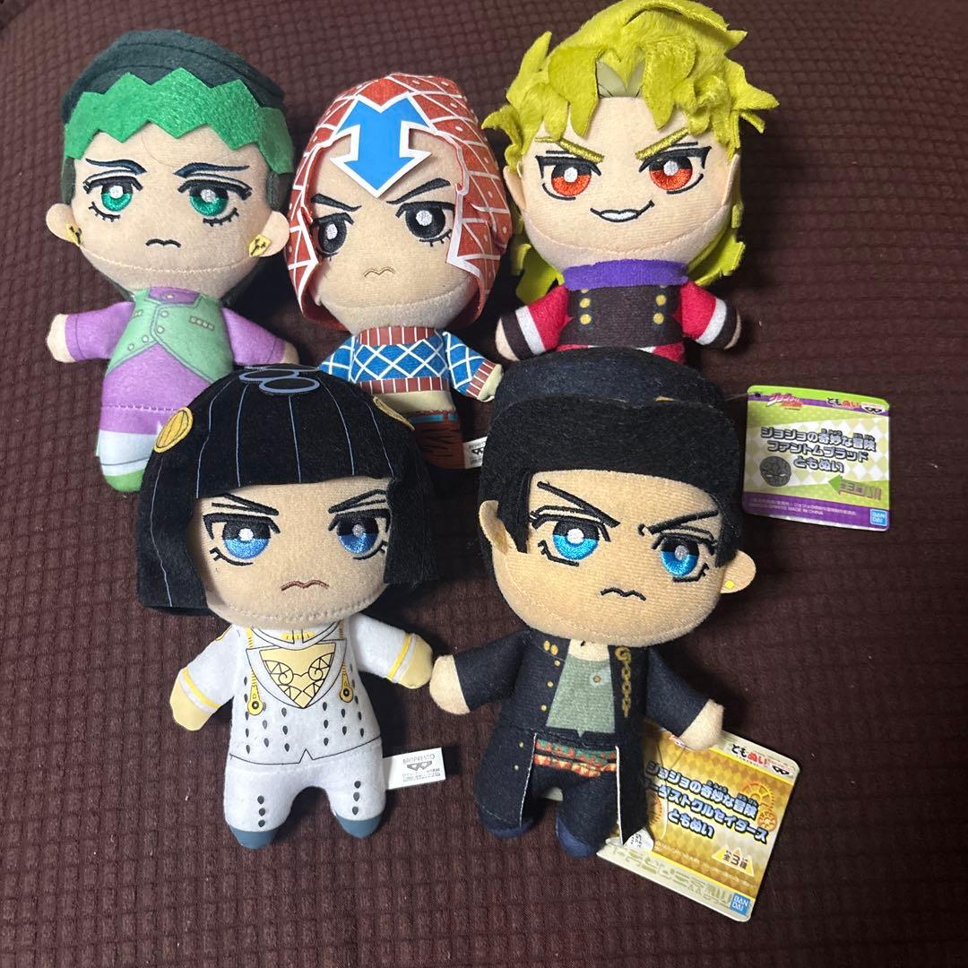Jojo的奇妙冒险和毛绒玩具5件套装