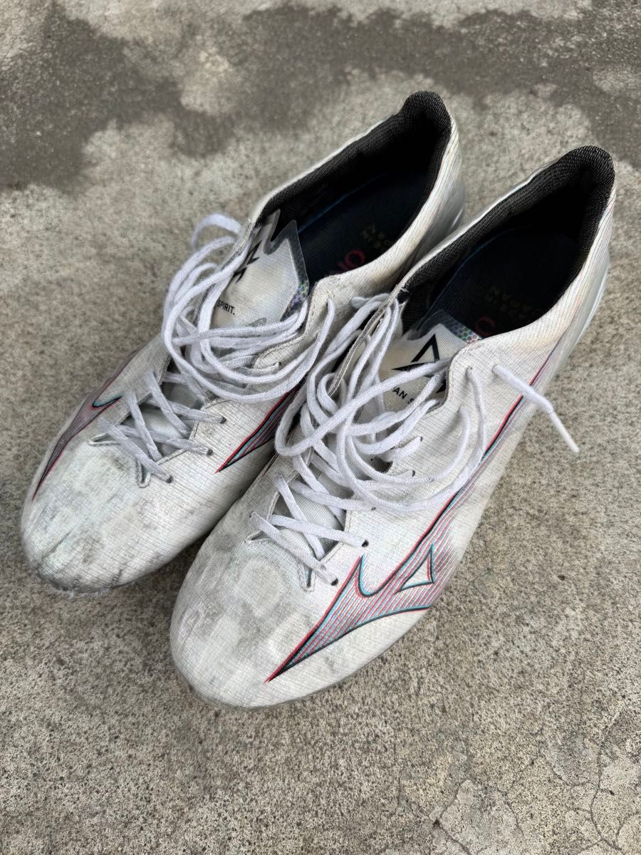 MIZUNO ミズノ アルファ JAPAN サッカースパイク ホワイト 26.5cm