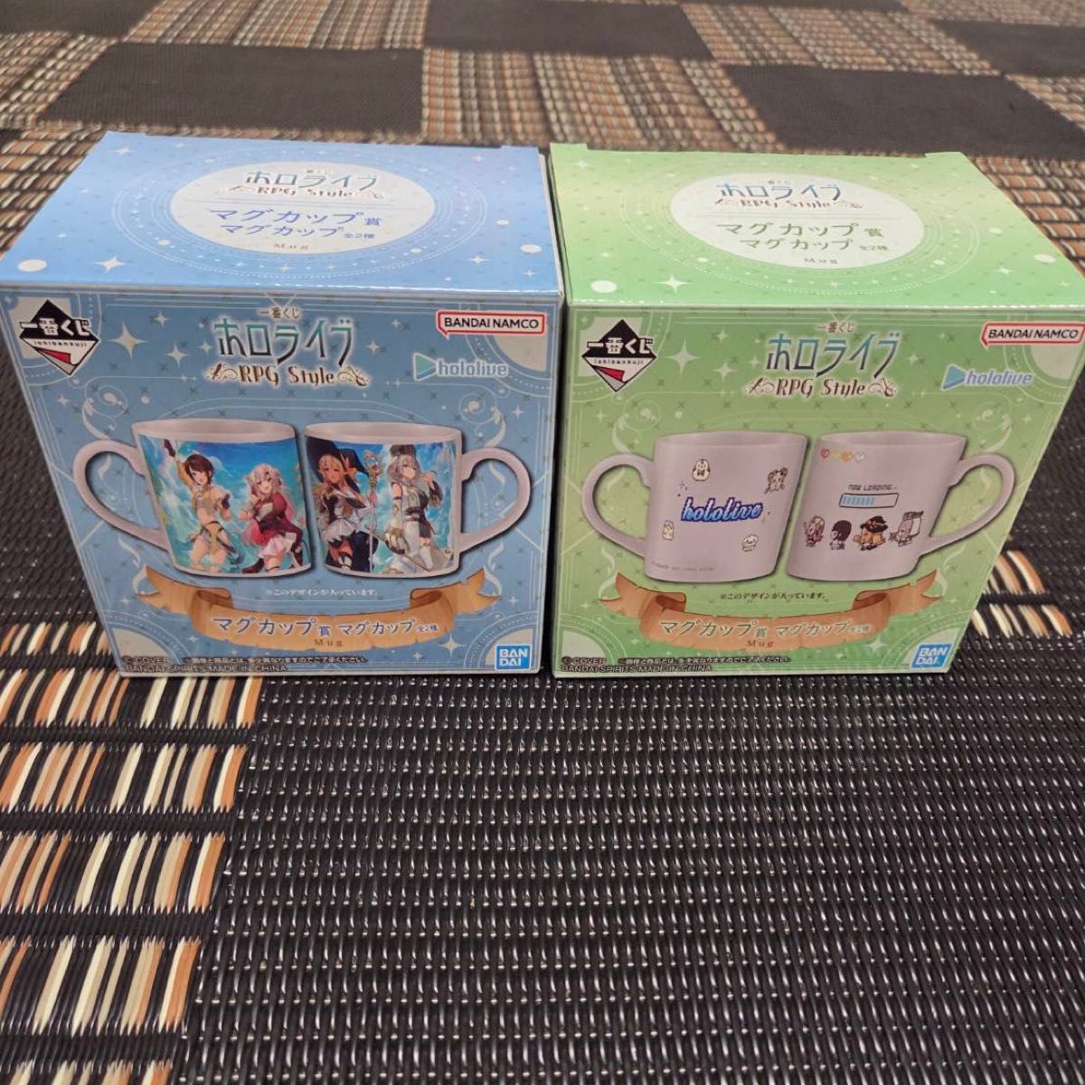 Ichiban Kuji Holo Live RPG Style Mug Award Set of 2