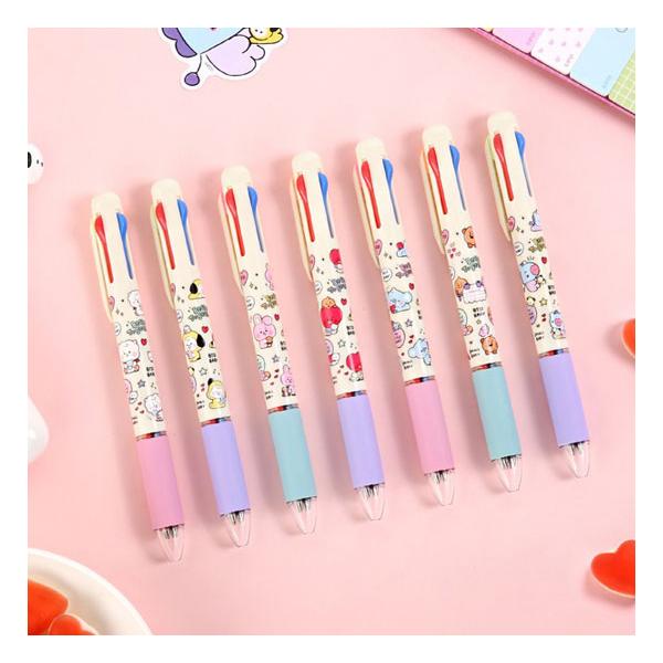 BT21　4色　ボールペン　LITTLE BUDDY [韓国][文具][文房具][ペン][かわいい][BTS][防弾少年団][公式]
