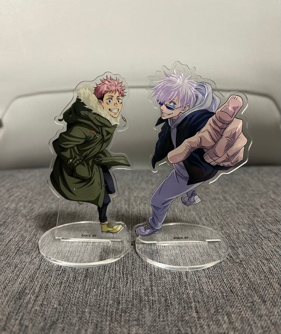 Jujutsu Kaisen Acrylic Stand Set: Yuji Itadori & Gojo Satoru, 2-Piece Set, Jujutsu Kaisen Exhibition, Seaside