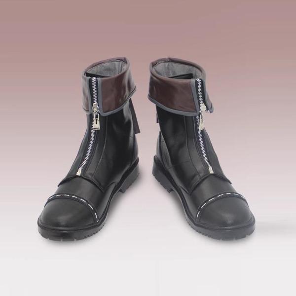 FF7 FFVII ファイナルファンタジーVII クラウド・ストライフコスプレ靴 ブーツ 道具小物 演出服 ハロウィン変装 仮装 コスチュームcosplay