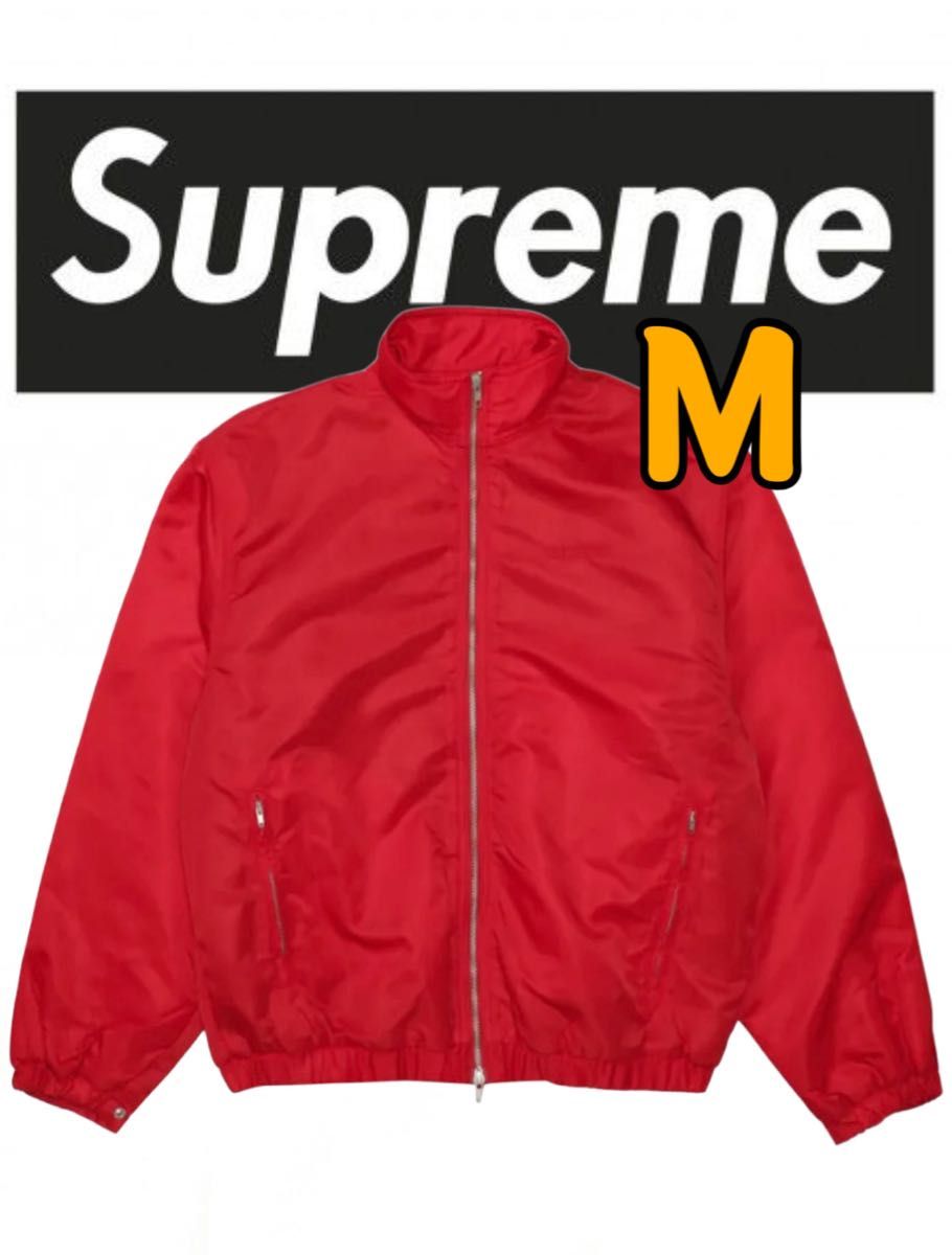 Supreme Stand Collar Lined Nylon Jacket "Red" M