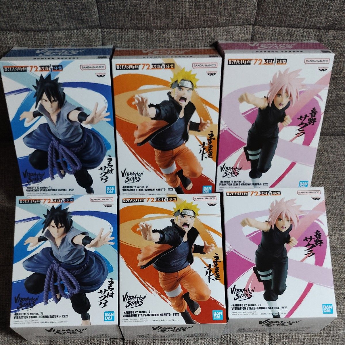NARUTO VIBRATION STARS 72 series花样滑冰6个套装鸣人佐助樱花