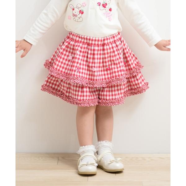 裙子 格纹 裙裤 儿童 女孩服装