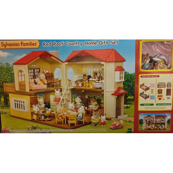 红色屋顶的大房子礼品套装海外版Red Roof Country Home Gift Set房子松鼠