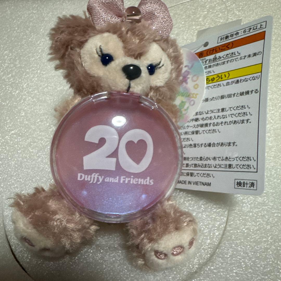 东京迪士尼海洋 20周年 雪莉玫 毛绒徽章