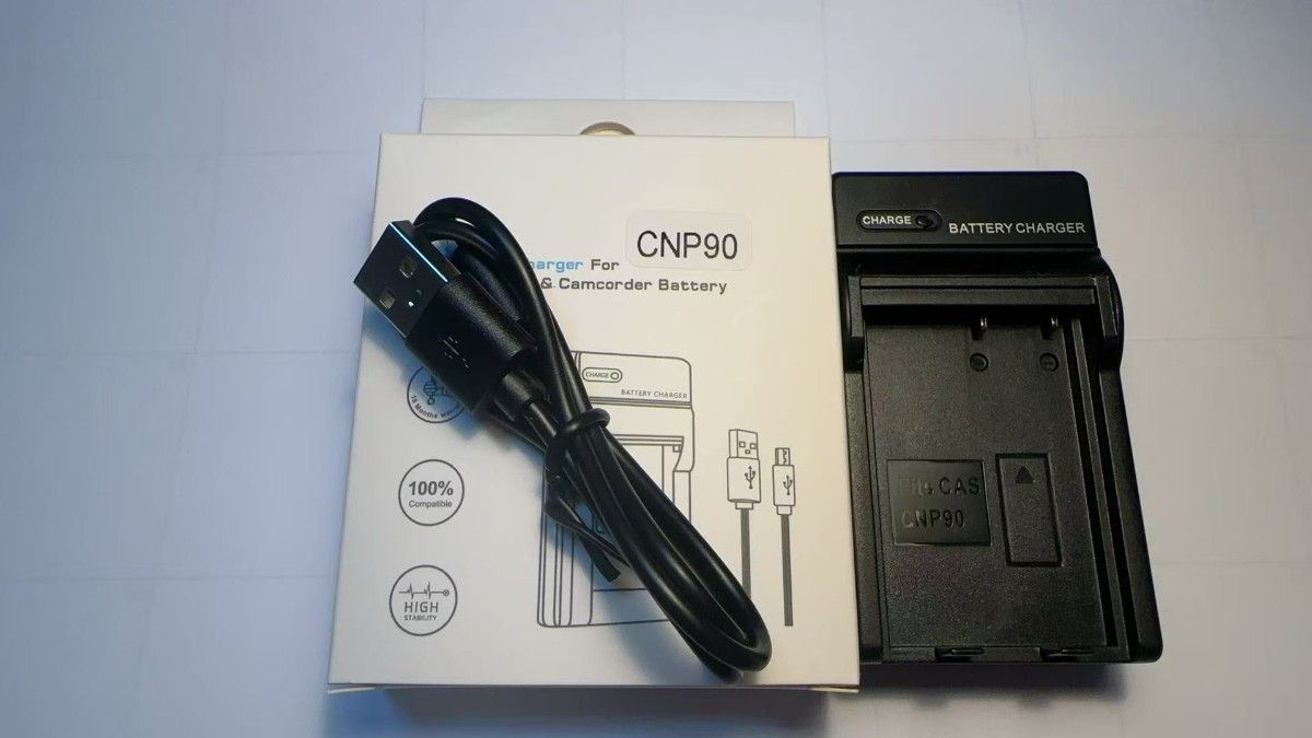 CASIO NP-90 対応 EXILIM EX-H20G USB 充電器