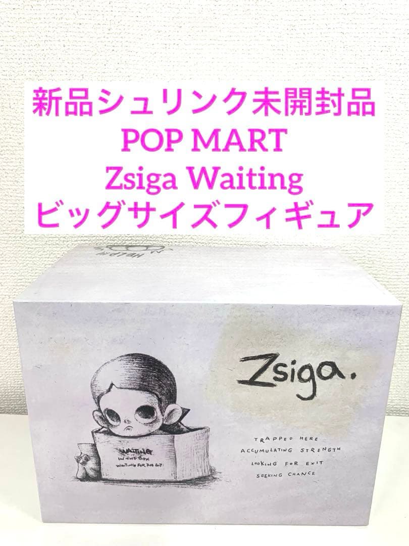 Brand New Sealed Zsiga Big Size Figure Waiting Pop Mart