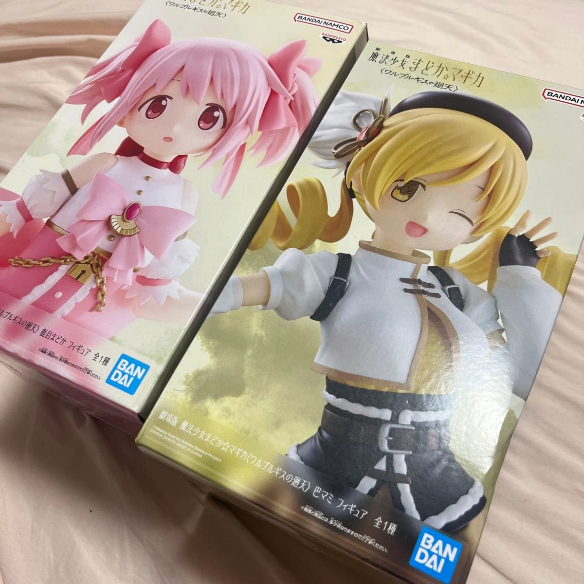 剧场版 魔法少女小圆 瓦尔普吉斯的回天 鹿目圆 巴麻美 手办 2种套装
