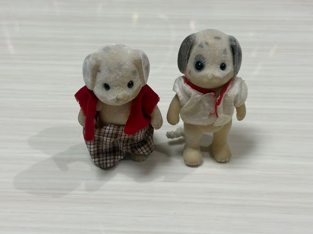 森之家族 达尔马提亚犬 人偶 2只装