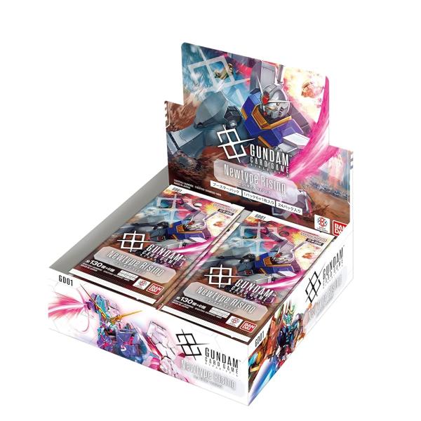 【带胶带未开封 BOX 】万代( BANDAI ) 高达卡牌游戏 补充包 Newtype Rising【 GD01 】 ( BOX )含24包
