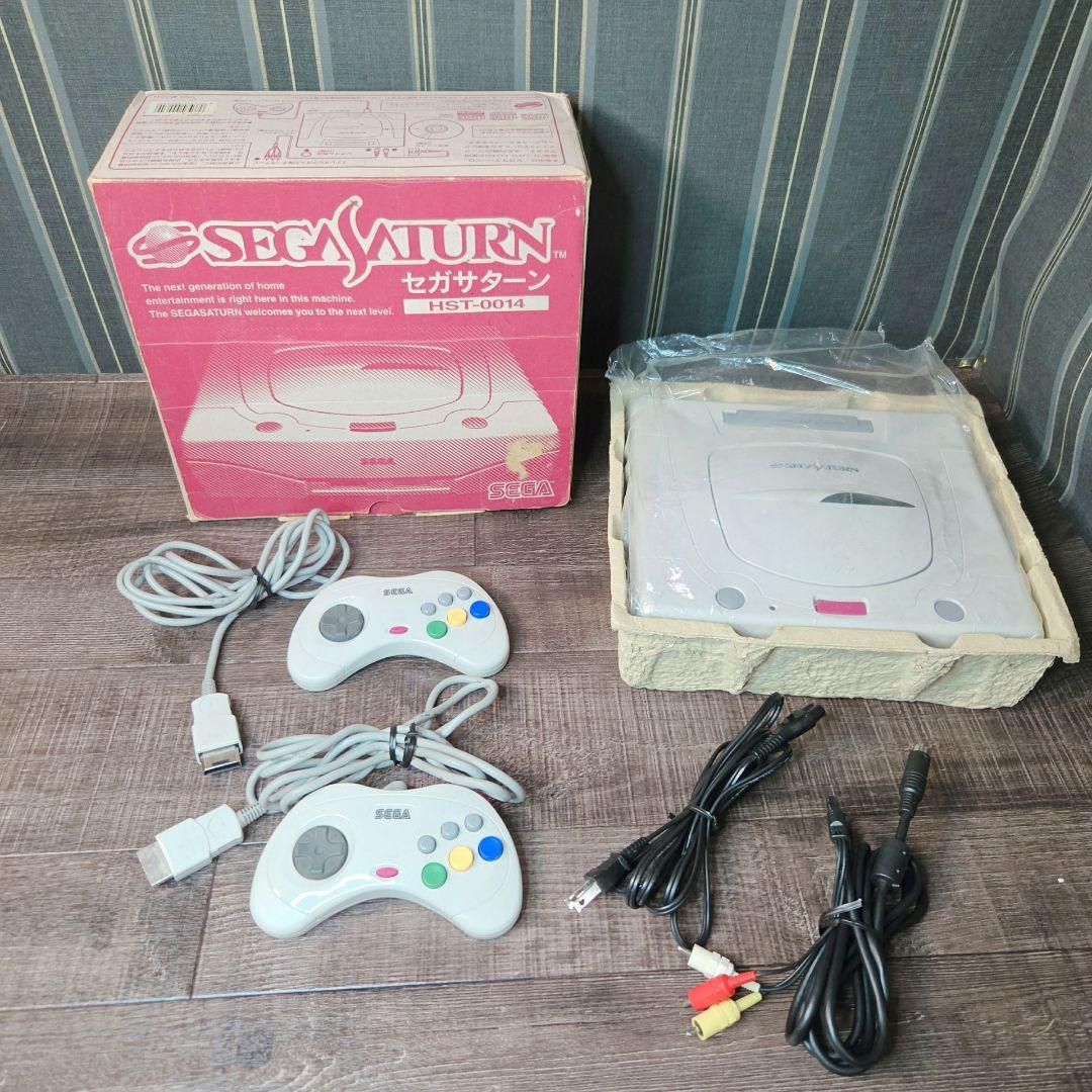 良品 包装盒 SEGA SATURN 世嘉土星 游戏机 主机 HST-0014