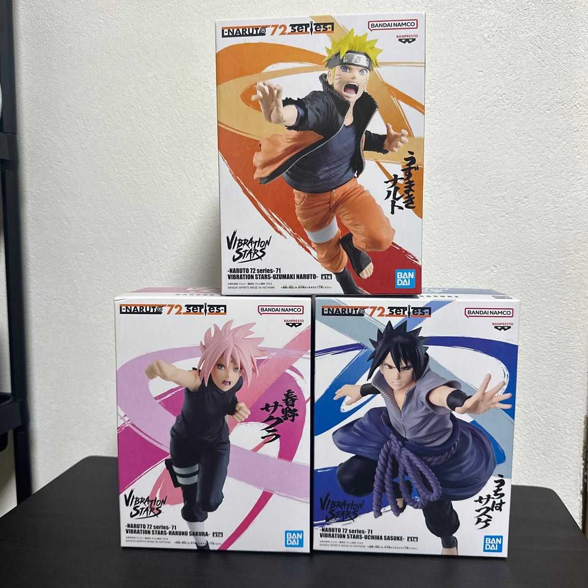NARUTO VIBRATION STARS 72 series火影忍者樱花3种套装