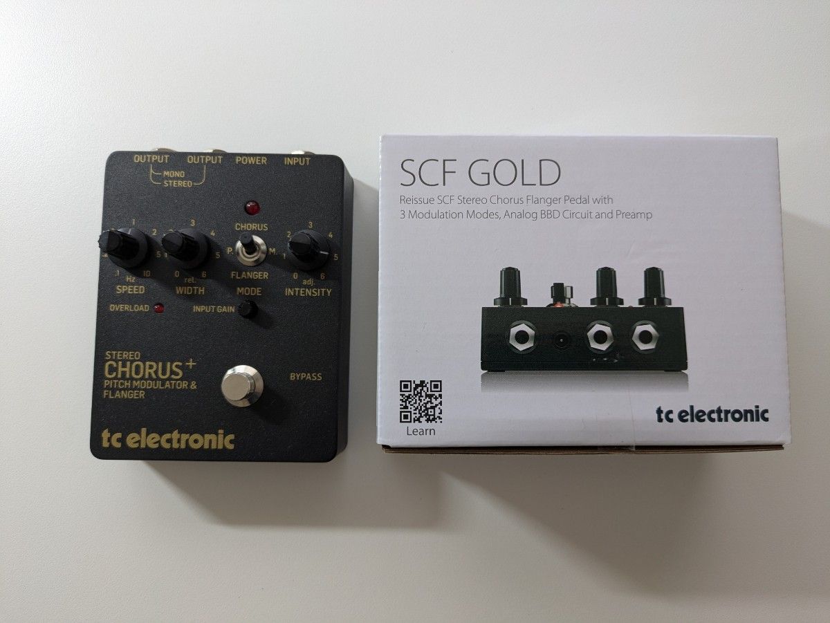 tc electronic SCF GOLD Stereo Chorus Flanger エフェクター