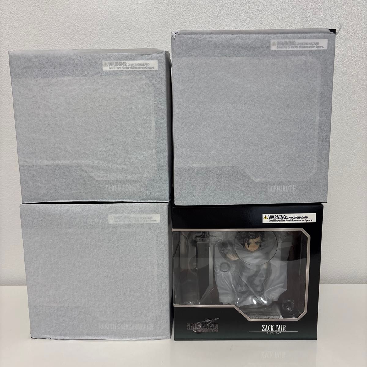 最终幻想VII 重制版 惊艳艺术 克劳德 谢菲尔 艾莉丝 扎克斯 新品 未拆封 手办 FF7