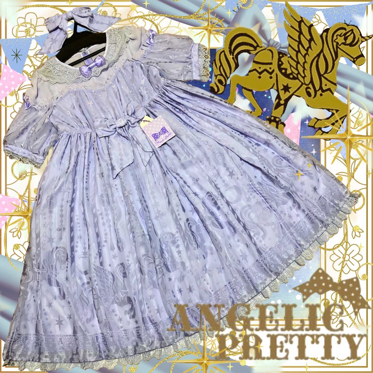暗影梦境嘉年华连衣裙/AngelicPretty/洛丽塔/全新/安吉莉克普里蒂/萝莉塔/公主/薰衣草