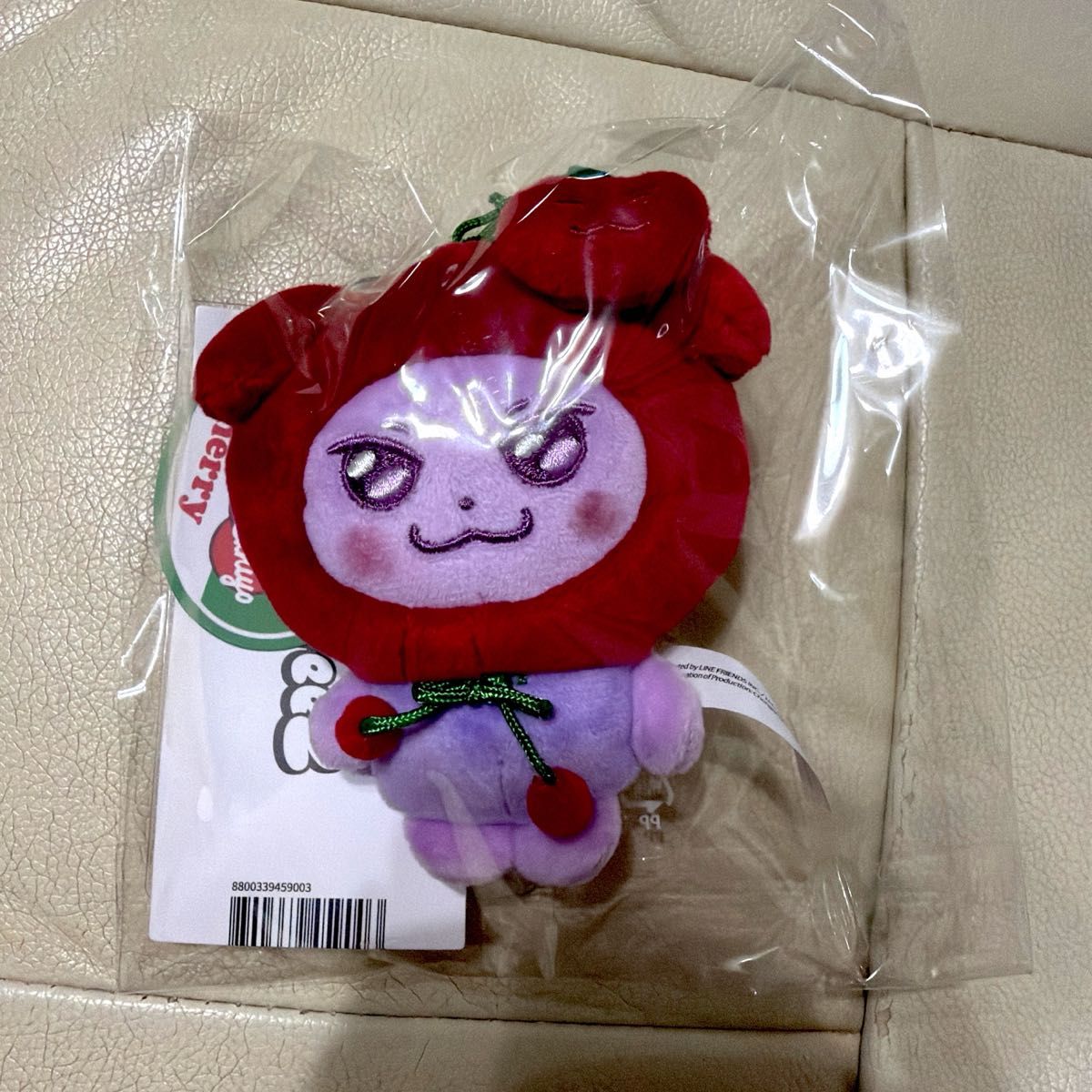 MIGHTEEZ fruit fairy毛绒玩具钥匙环saniyo