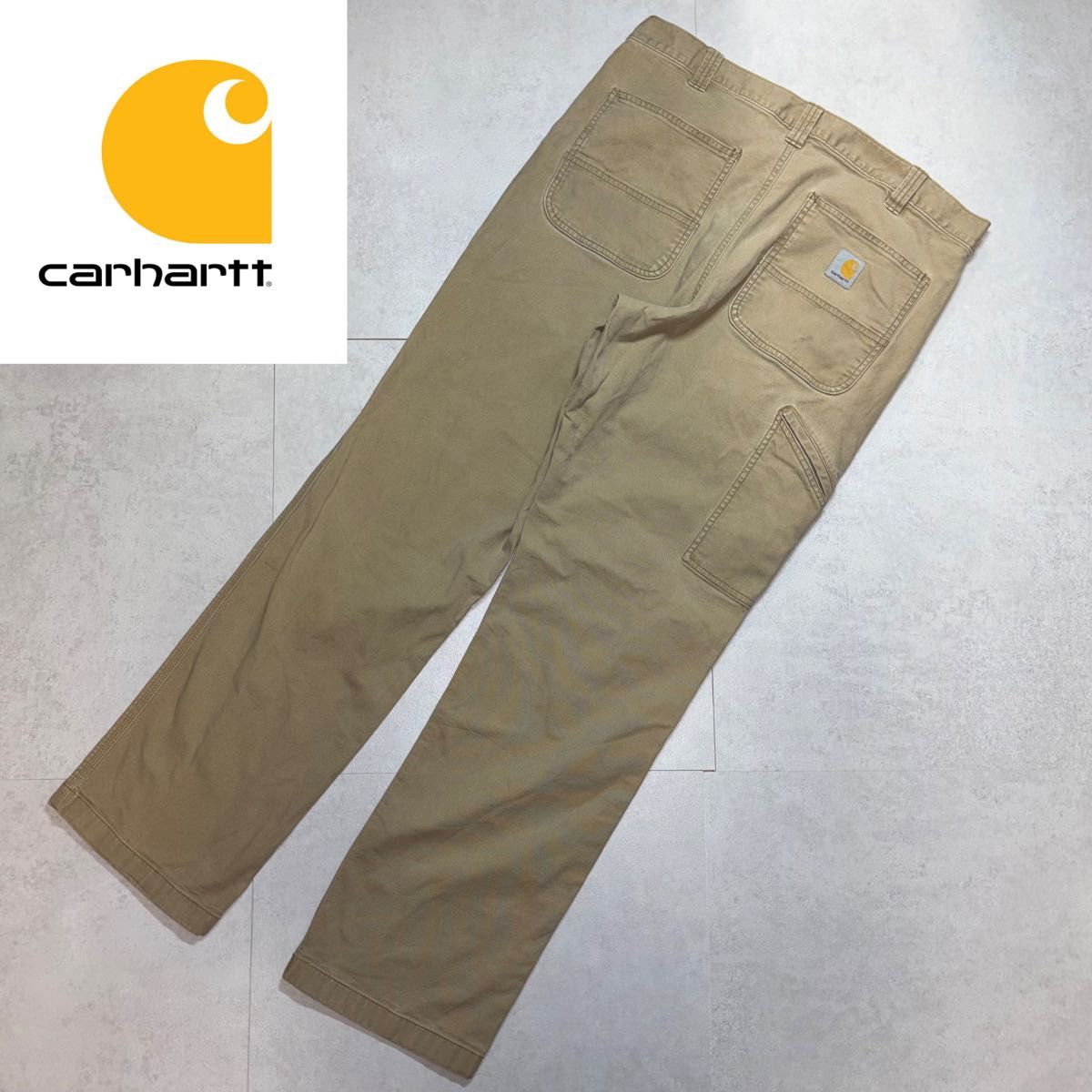Carhartt ワークパンツ ペインターパンツ W34L32ベージュ メンズ