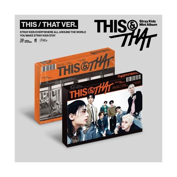 Stray Kids THIS & THAT: 迷你专辑 (THIS版, THAT版) (随机版本) CD ※含特典