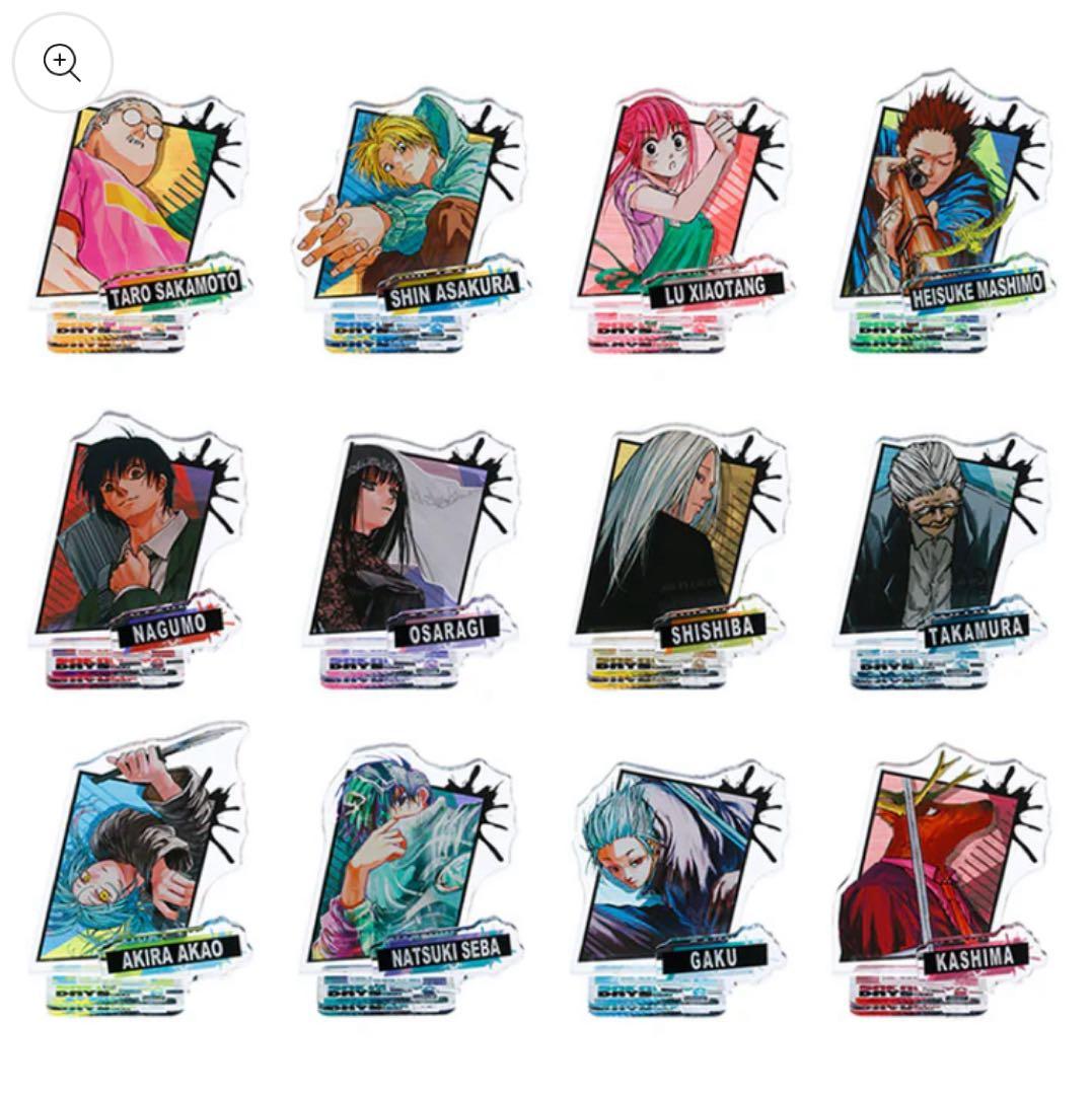Sakamoto Days Acrylic Figure Collection Box Nangoku Natsuki Ohbutsu Shin