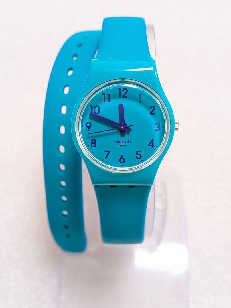 SWATCH Double-Winding Automatic Watch Turquoise Green