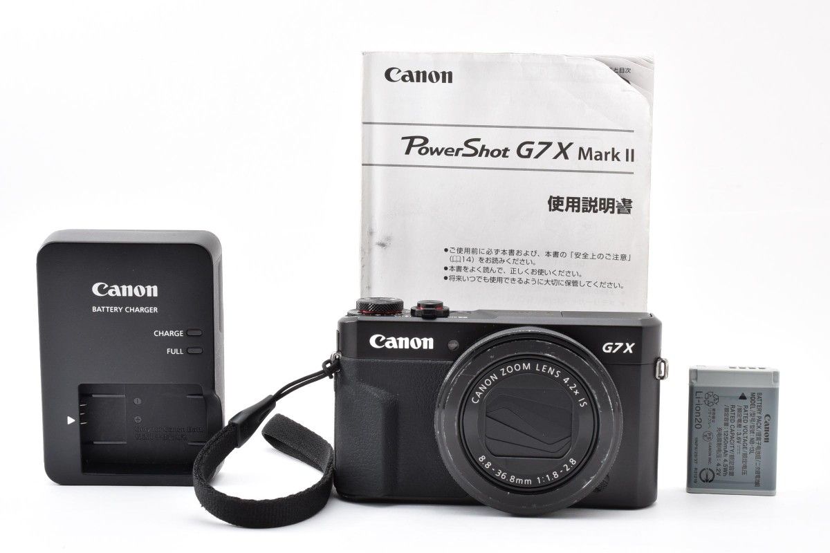 ★Canon キャノン PowerShot G7X MarkⅡ コンパクトデジタルカメラ★V12N #145