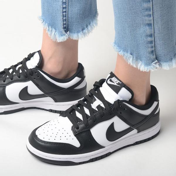 W 耐克 DUNK LOW 女款 耐克 丹克 低帮 女士运动鞋 白色黑色 dd1503-101