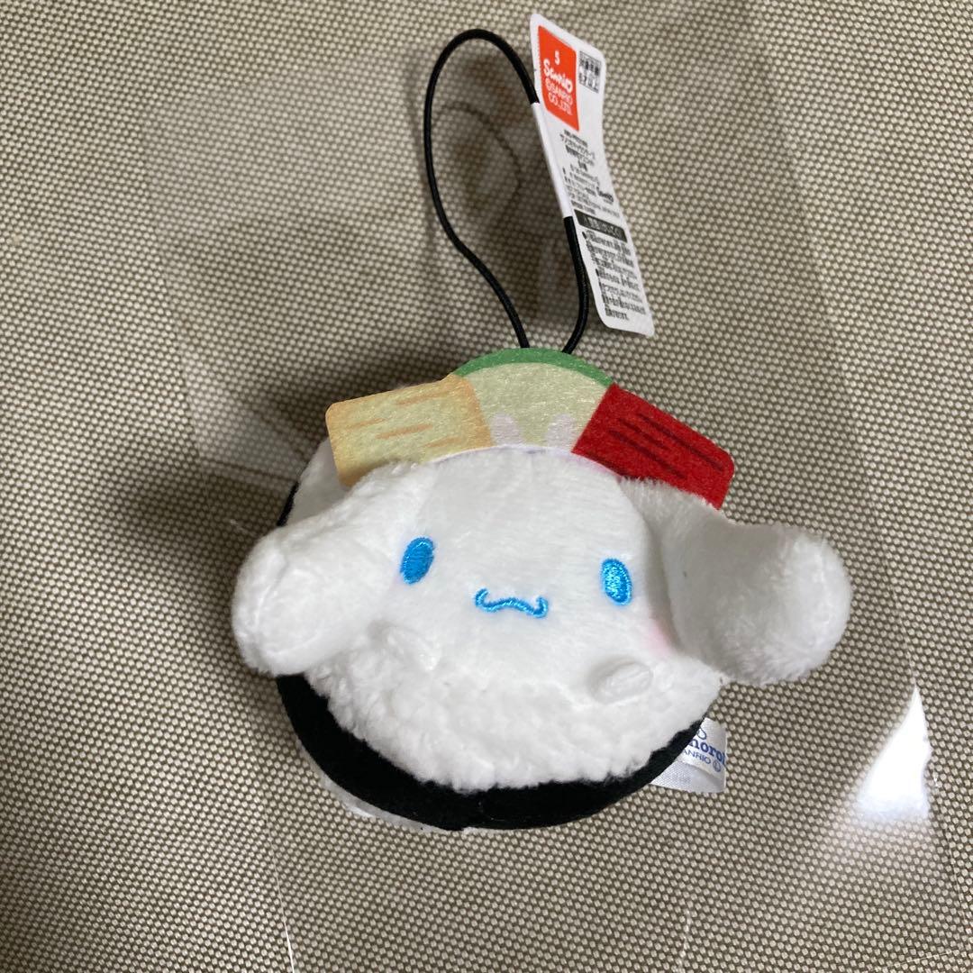 三丽鸥角色 寿司卷毛绒挂件 玉桂狗 Cinnamoroll