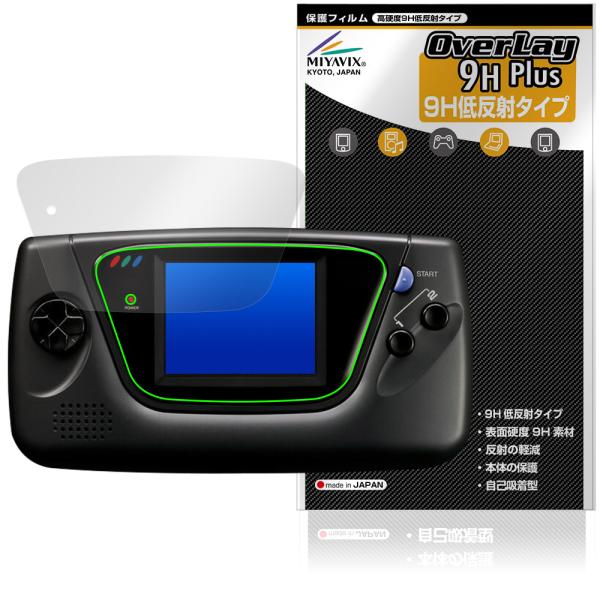 SEGA GAME GEAR 游戏机 保护膜 OverLay 9H Plus for SEGA 便携式游戏机 9H 高硬度 防眩光 防反射 爆款