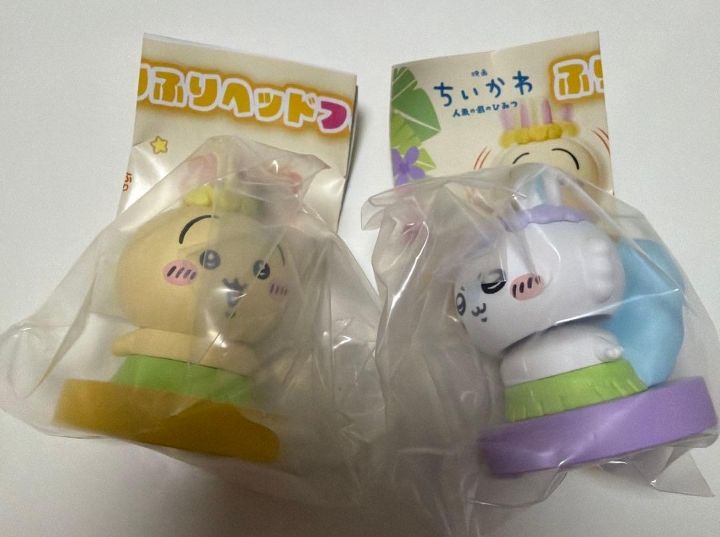 Chiikawa Fluffy Head Figure 2 Momonga Rabbit 2-Piece Set Gacha Gachagacha