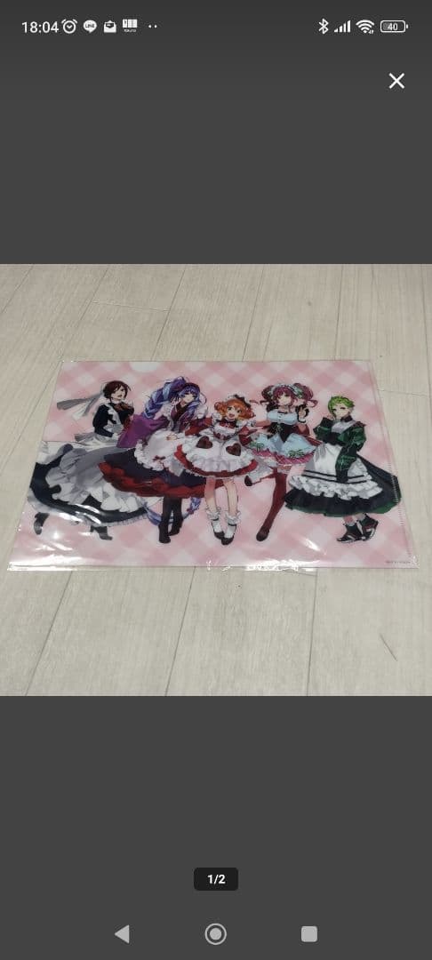 1 Macross Delta Valkyrie Café 2018 透明文件夹 限定版