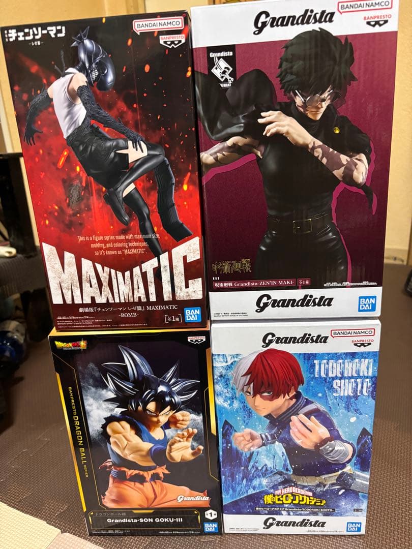 Chainsaw Man, Jujutsu Kaisen, Dragon Ball, My Hero Academia Bundle Set