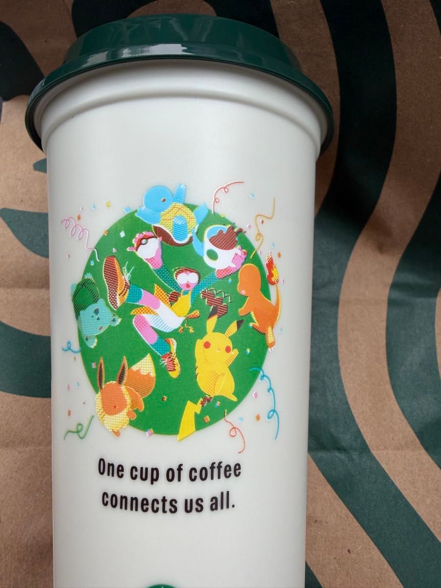 全新未使用 STARBUCKS 宝可梦联名款可重复使用杯