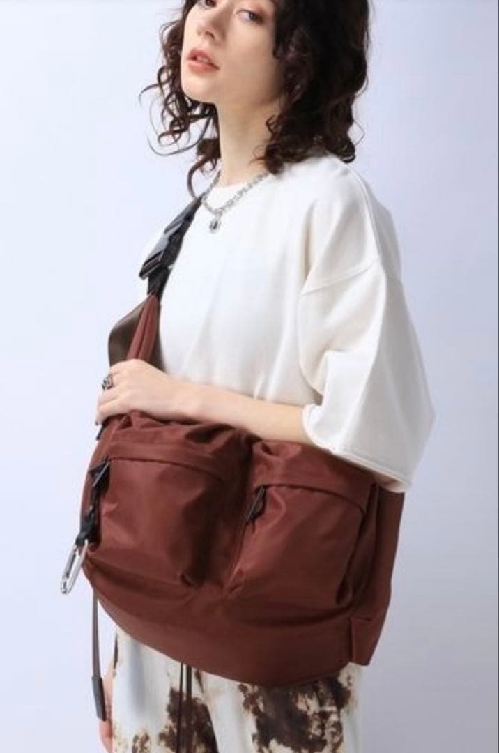 JEANASIS 尼龙表带 BAG 酒红色