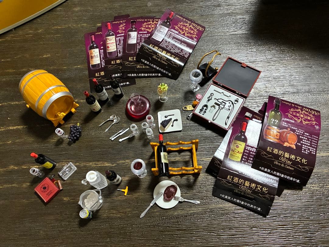【Junk Item】ORCARA Wine Art and Culture Miniature Set