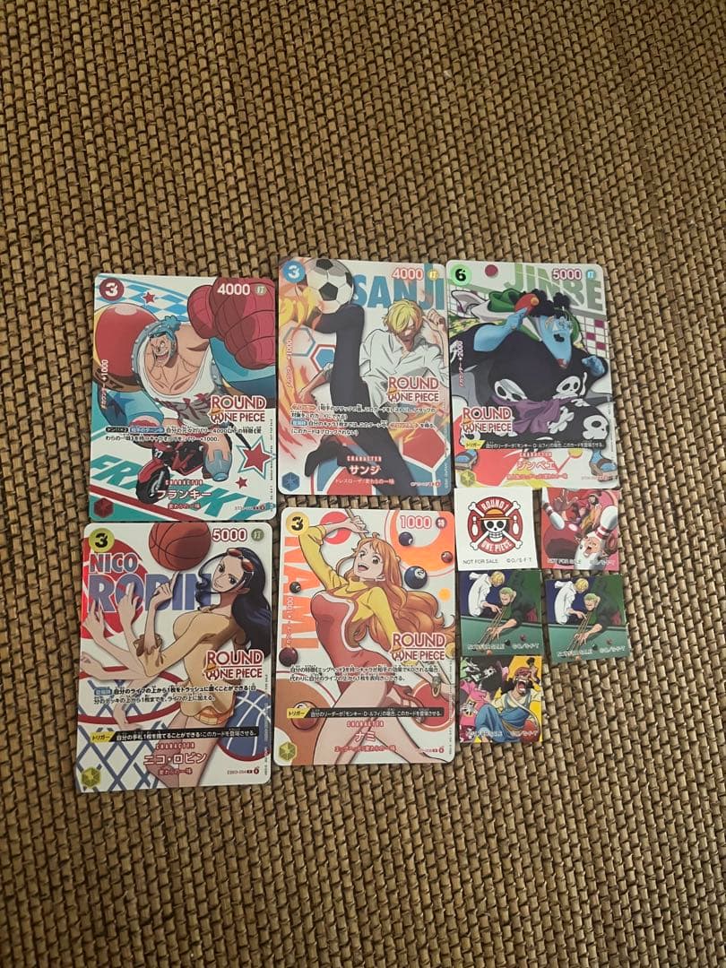 Ships today: Round One One Piece Card Mini Stickers, 5-piece set