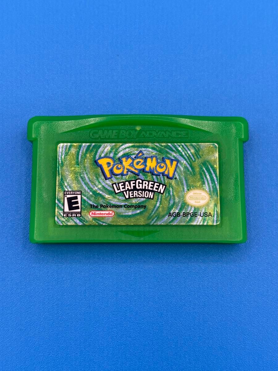 Game Boy Advance Pokémon LeafGreen North American Official Version
